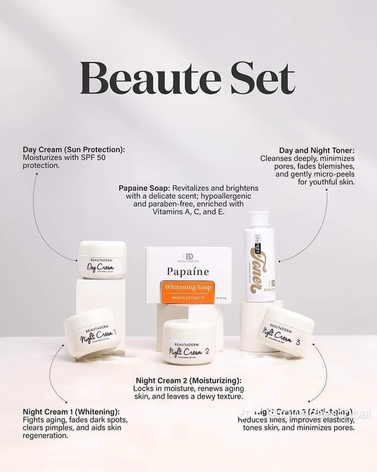 Beautéderm Travel Pack (10-15 days use)