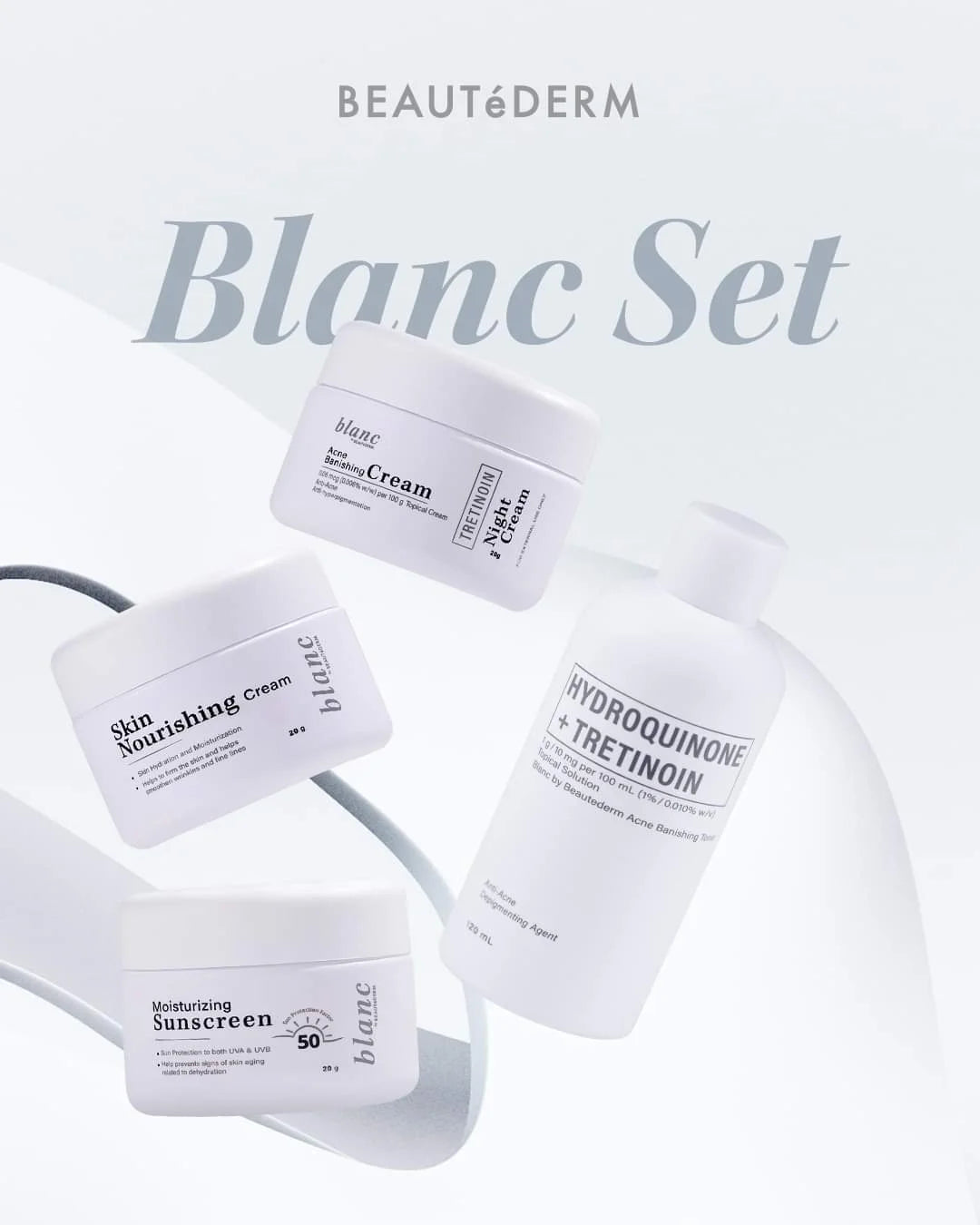 Blanc Set Regular Size (2 months use) with FREEBIES