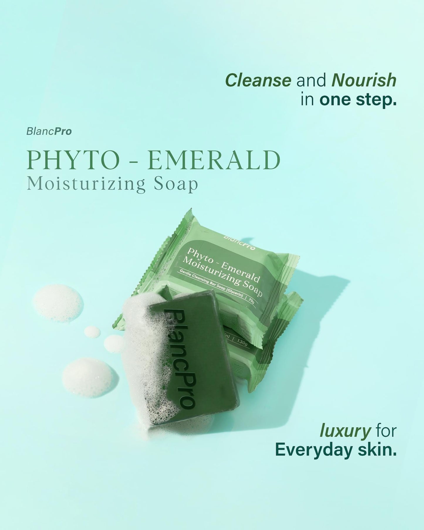 BlancPRO Phyto-Emerald Moisturizing Soap 70g