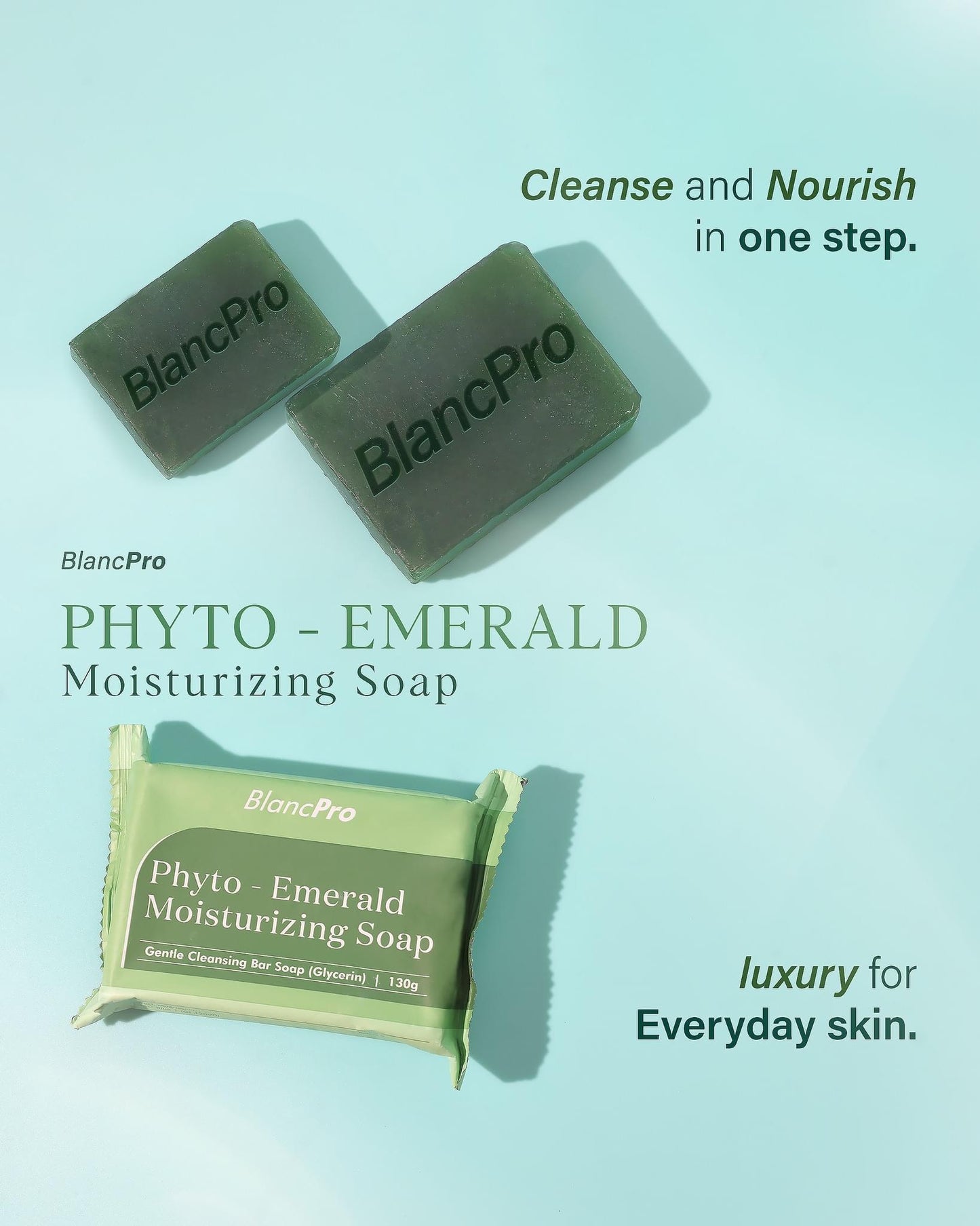 BlancPRO Phyto-Emerald Moisturizing Soap 70g