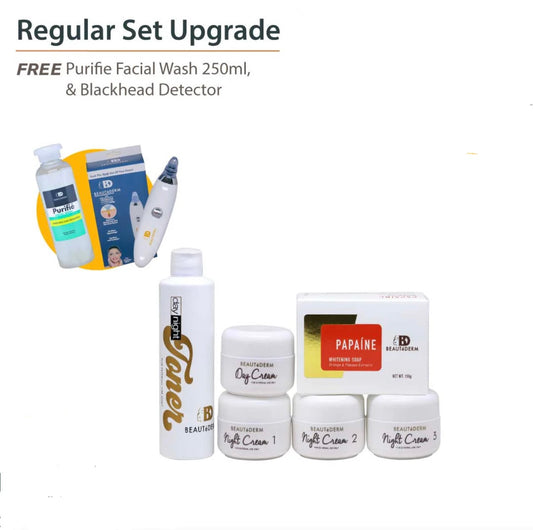 Regular SET with Upgraded Toner* with FREEBIES