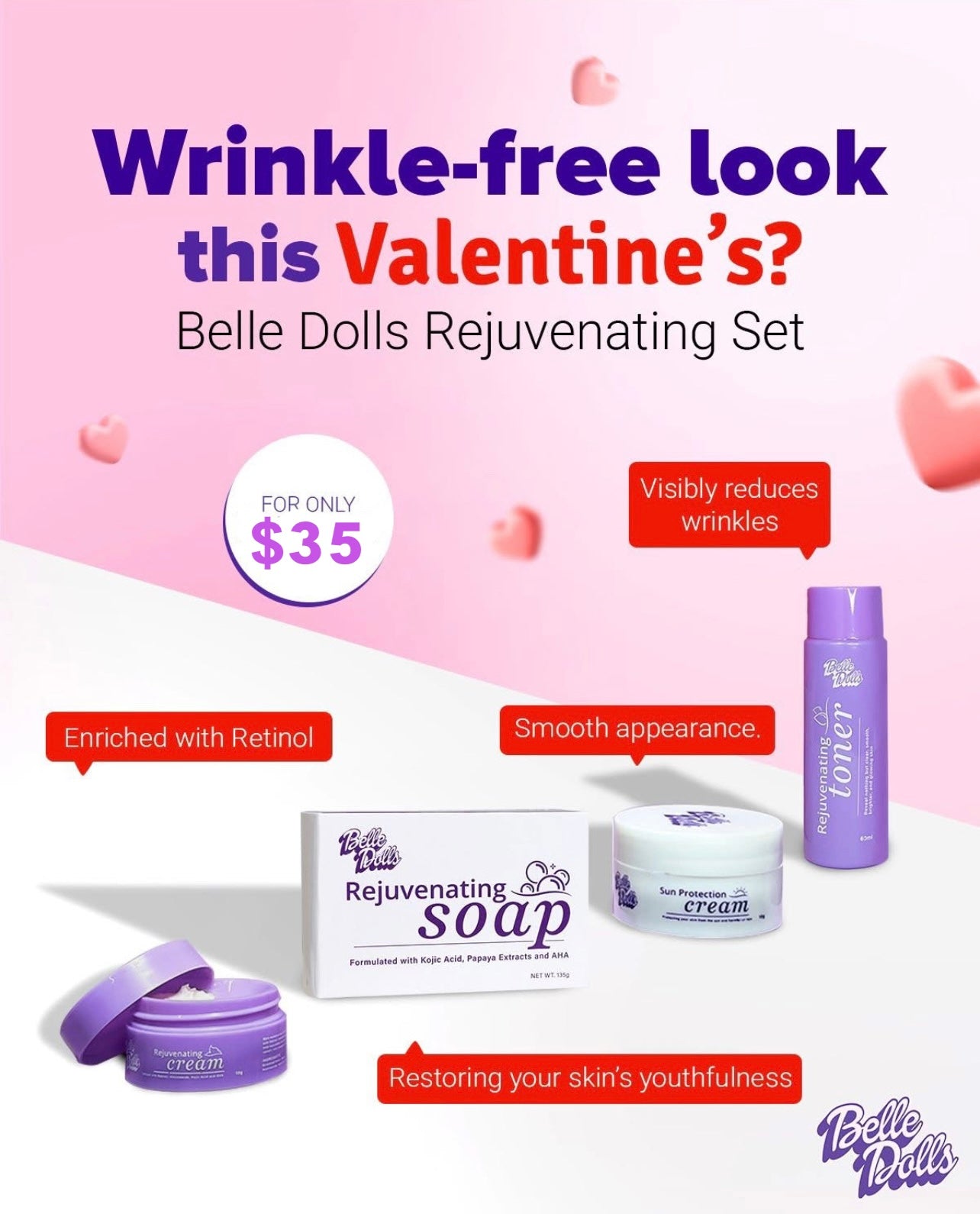 Belle Dolls Rejuvenating Set (1 month use)