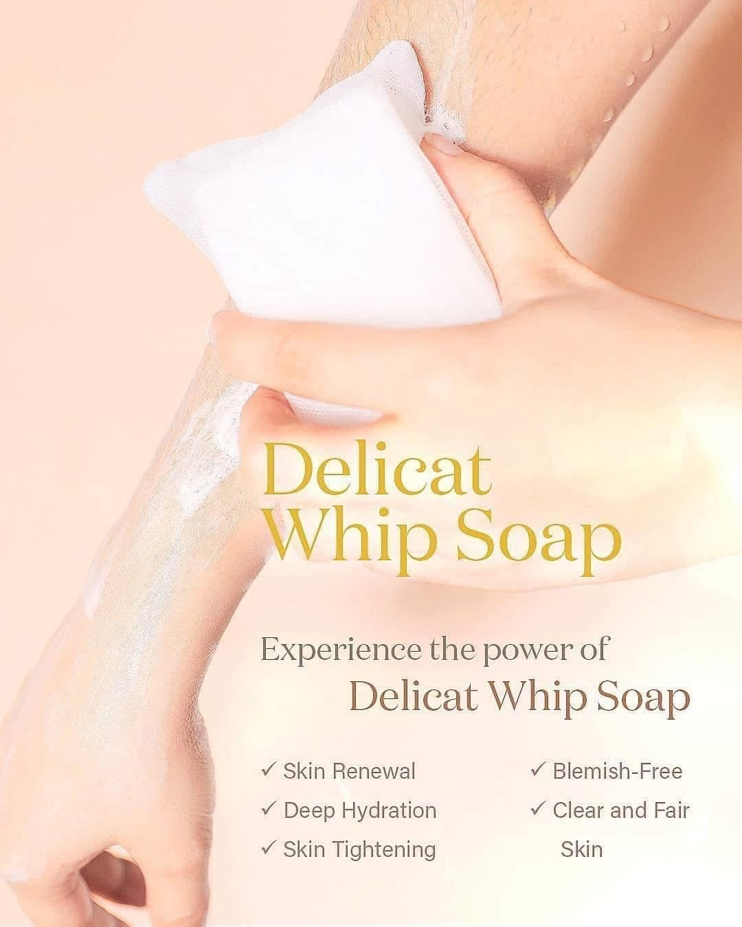 Delicat Whip Soap BUY 1 TAKE 1 FREE