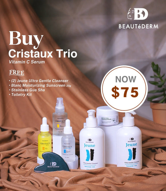 3 Cristaux Serums with FREEBIES