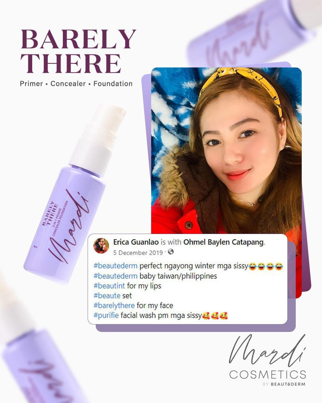 Mardi BARELY THERE 3 IN 1 (Liquid Foundation) 30ml BUY 1 GET 1 FREE