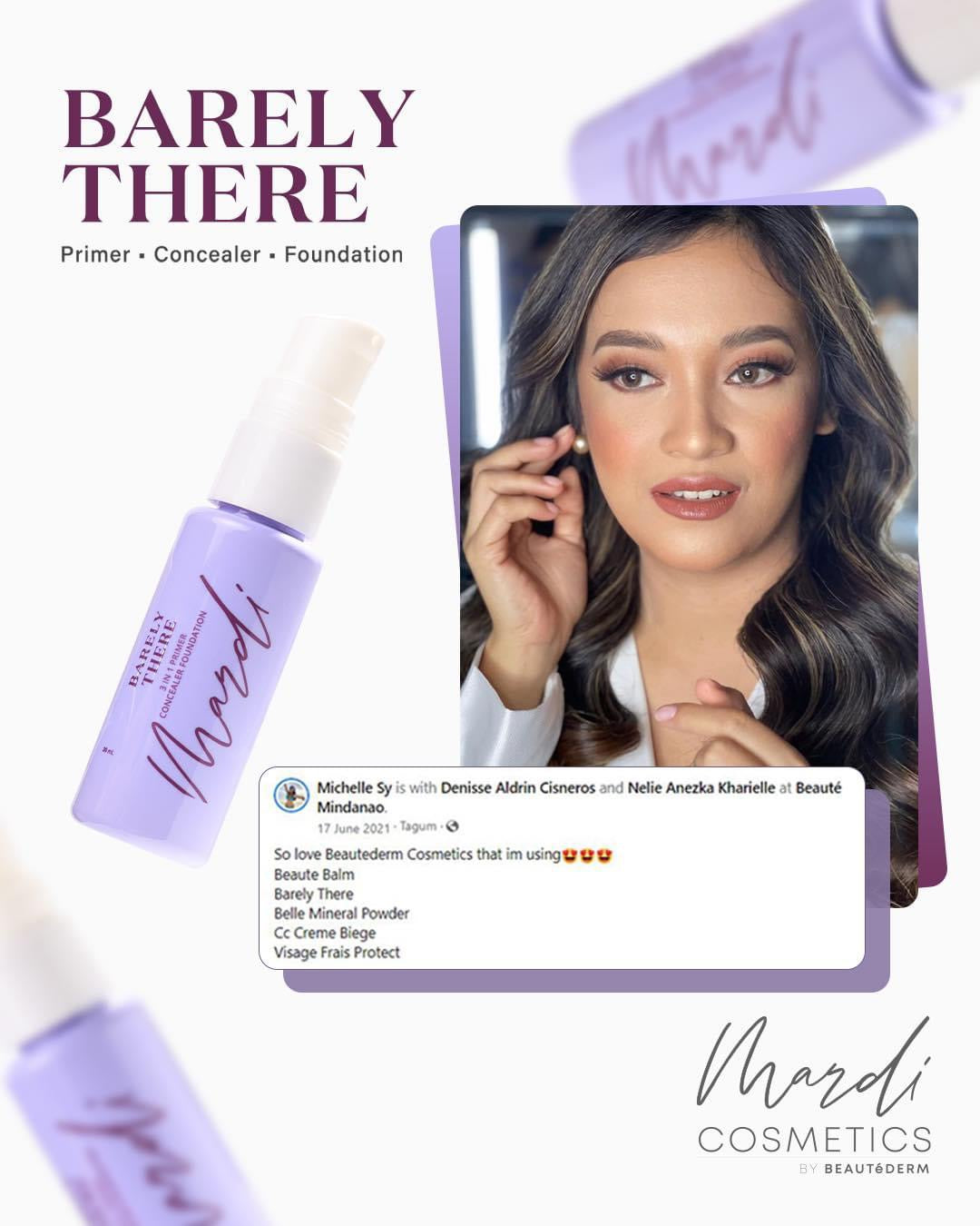 Mardi BARELY THERE 3 IN 1 (Liquid Foundation) 30ml BUY 1 GET 1 FREE