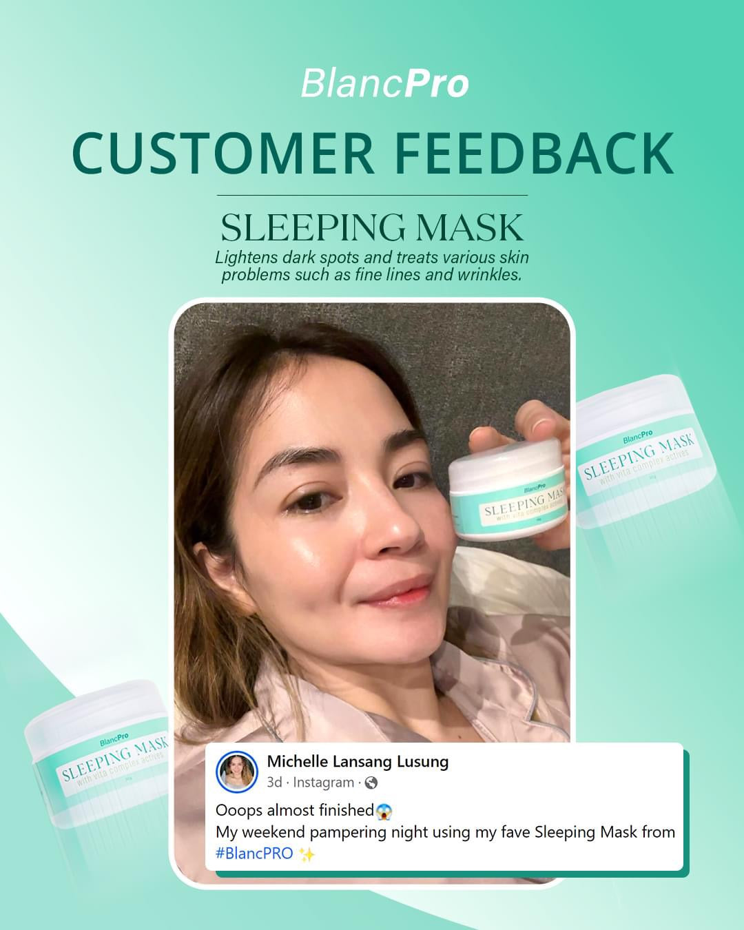 BlancPRO Sleeping Mask 30grams