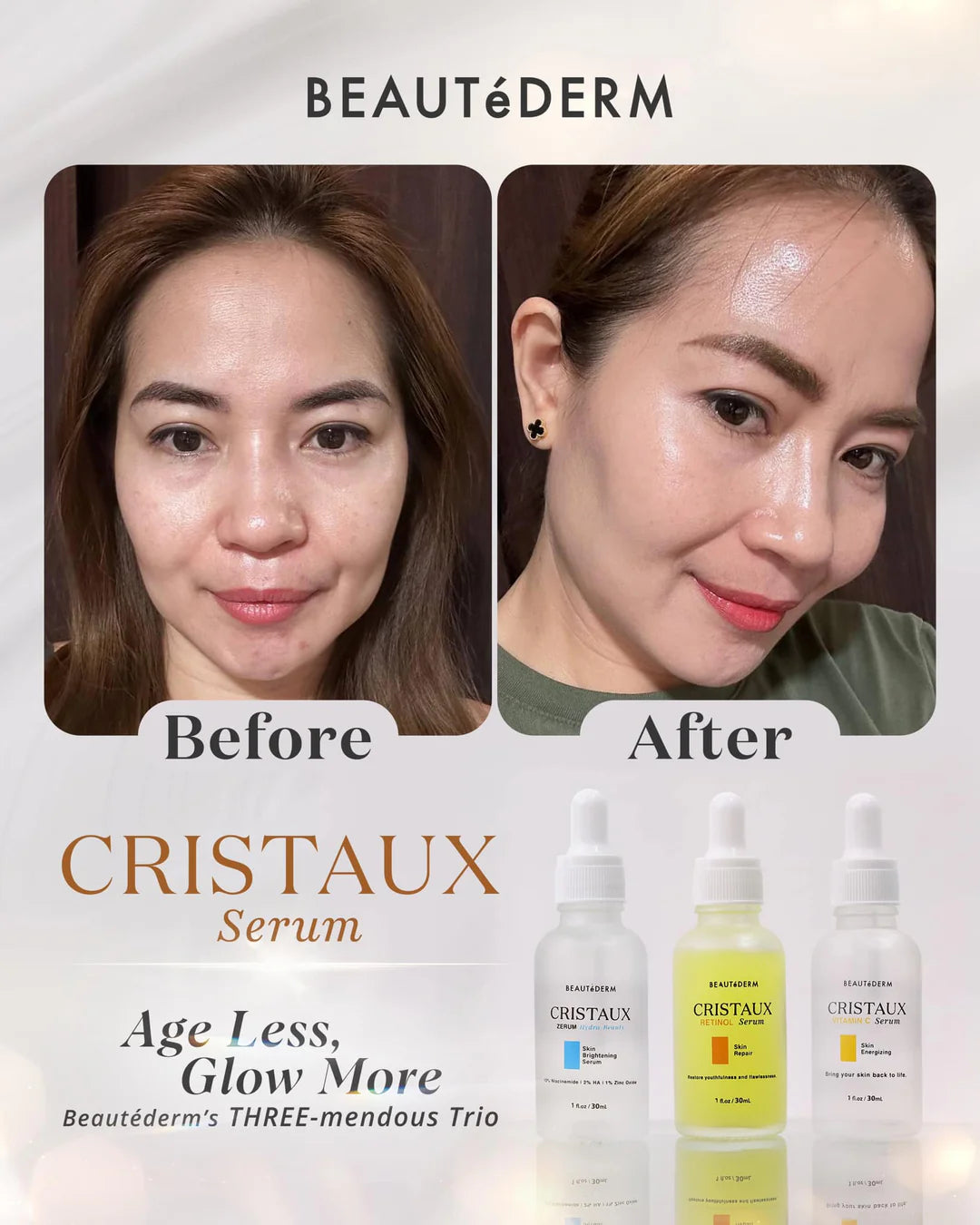 Cristaux Retinol Serum 30ml with FREE Night cream 2 (10grams)