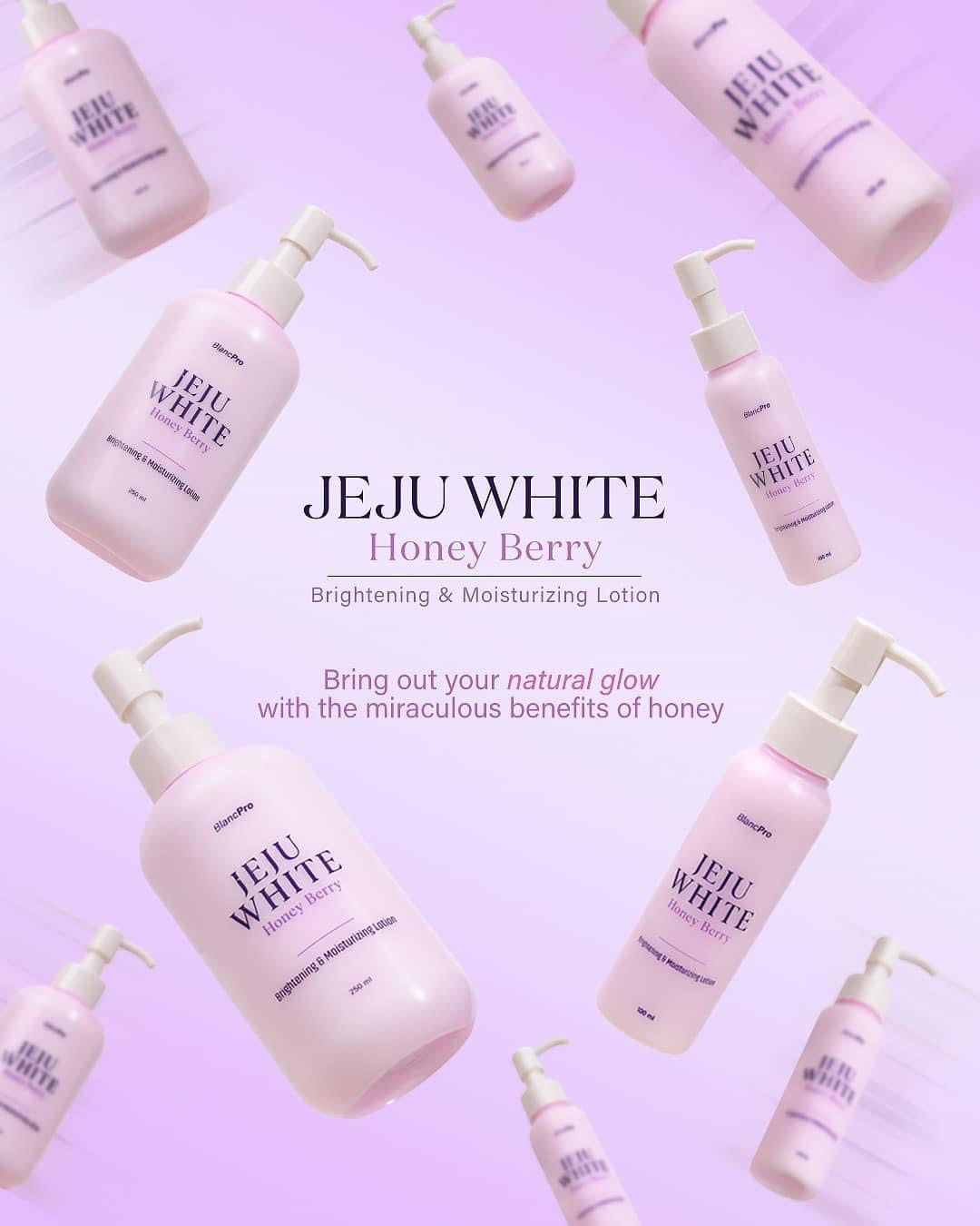 BlancPRO Jeju White Brightening and Moisturizing Lotion (Honey Berry) 100ml or 250ml