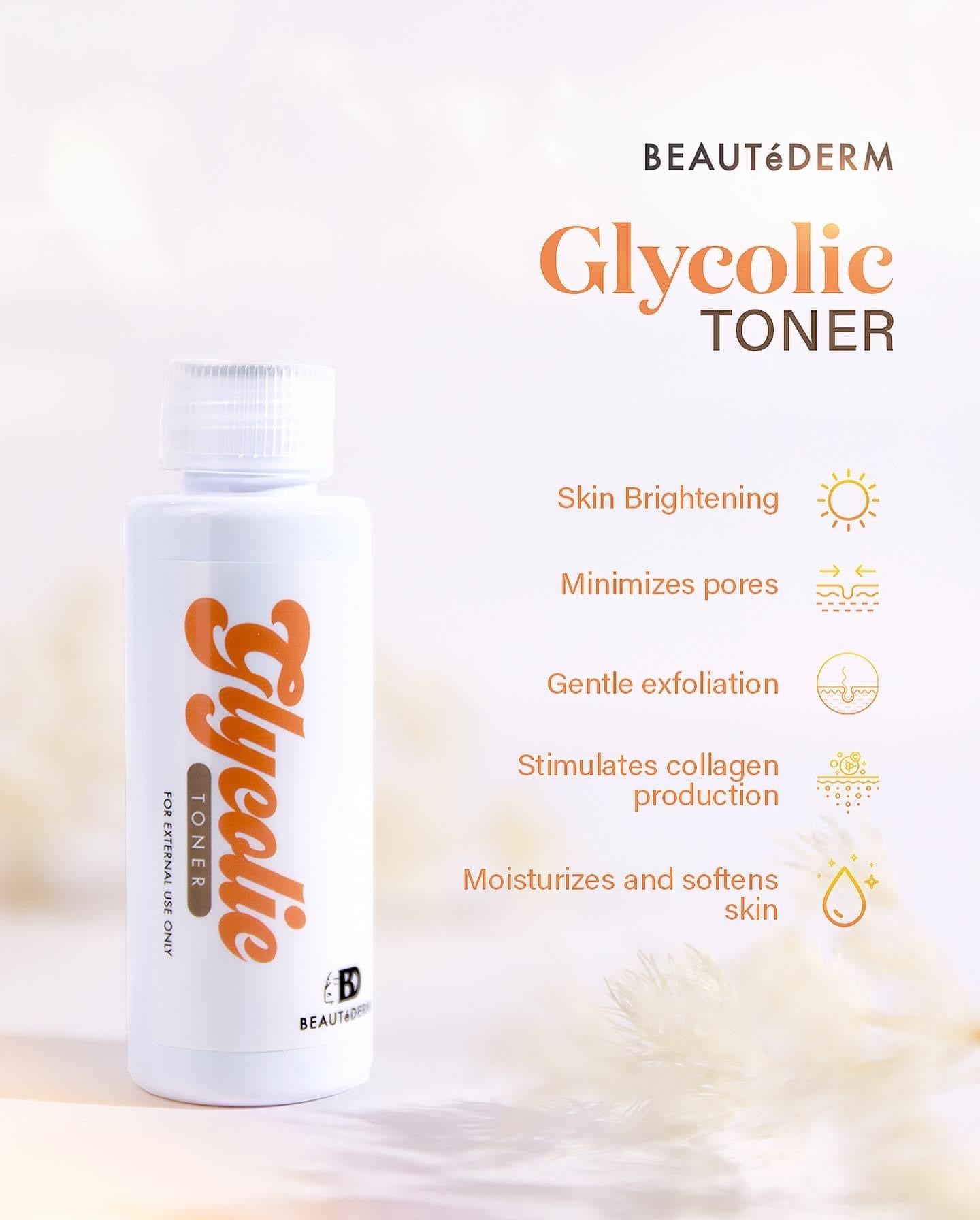 Glycolic Toner (60 ml, 120 ml, 200 ml, 250 ml, 500 ml)